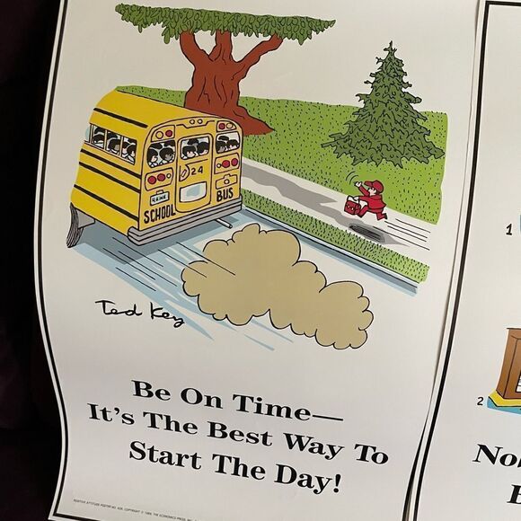 Positive Attitude 1980’s Posters Inspirational Good Deeds set of 6!! - Picture 4 of 14